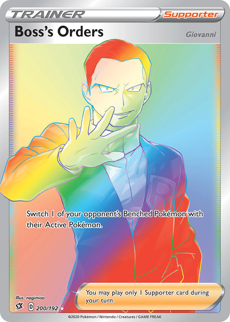Boss's Orders [Giovanni] Pokémon card