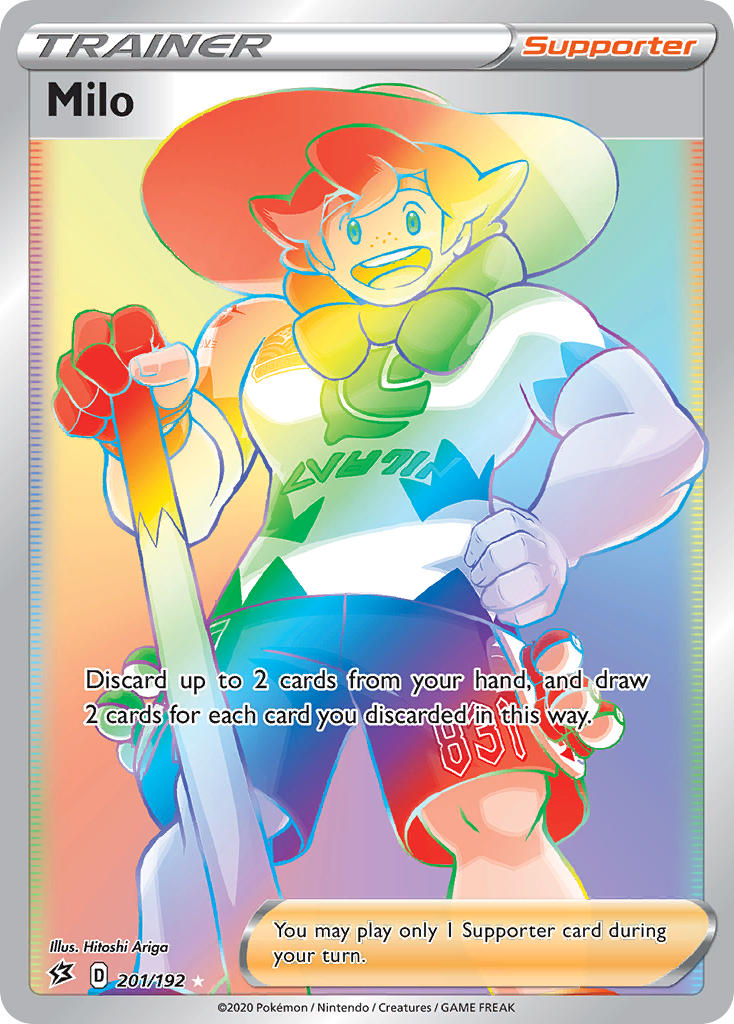 Milo Pokémon card