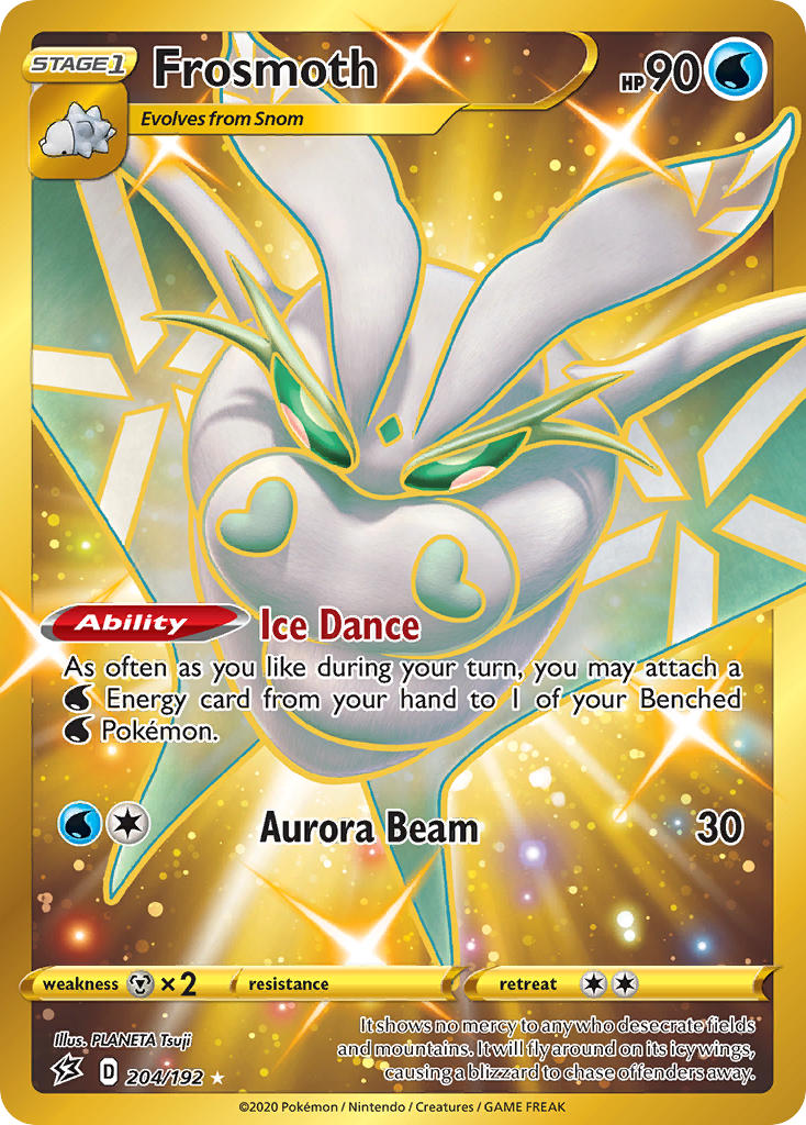 Frosmoth Pokémon card