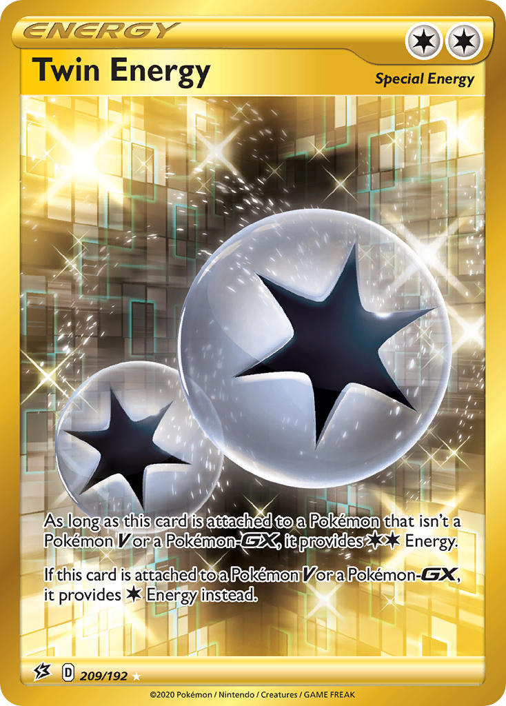 Twin Energy Pokémon card