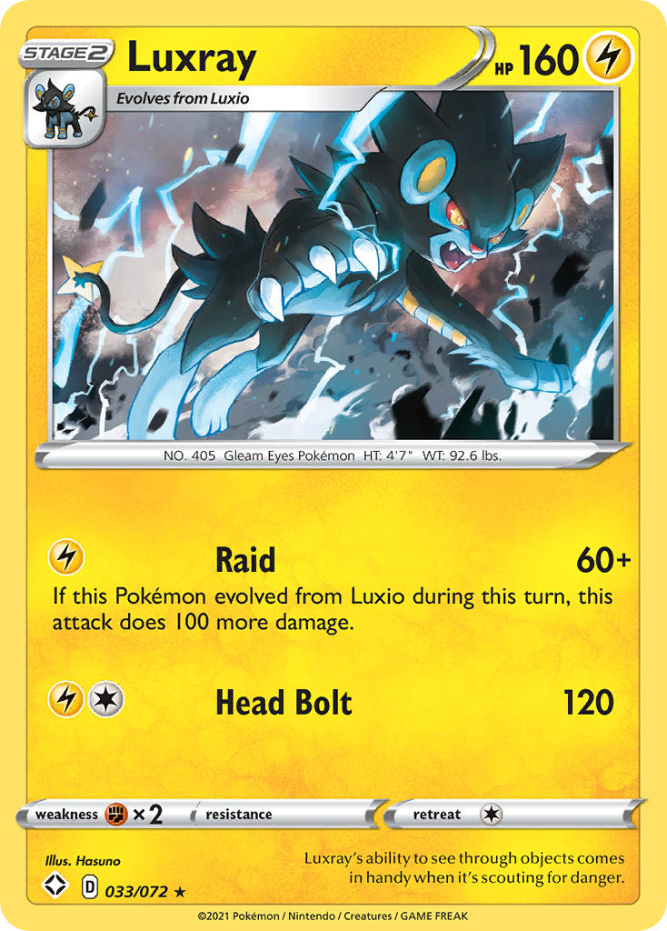 Luxray Pokémon card