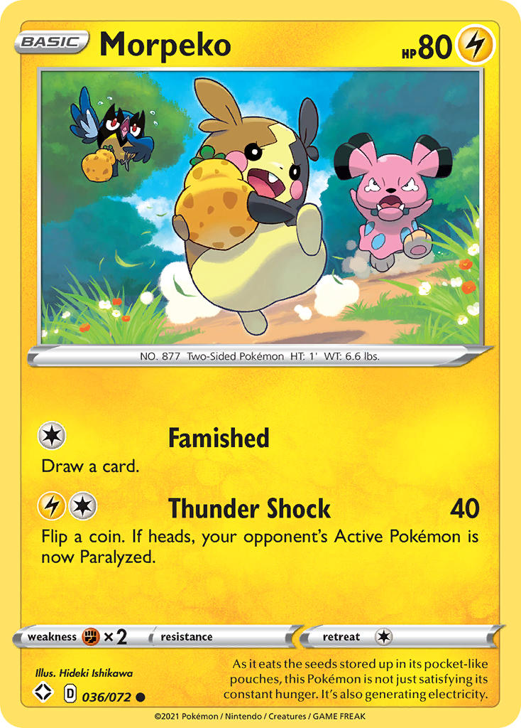 Morpeko Pokémon card