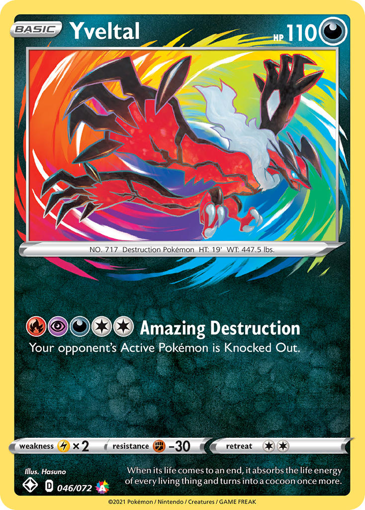Yveltal Pokémon card