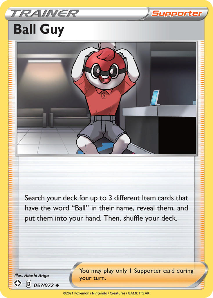 Ball Guy Pokémon card