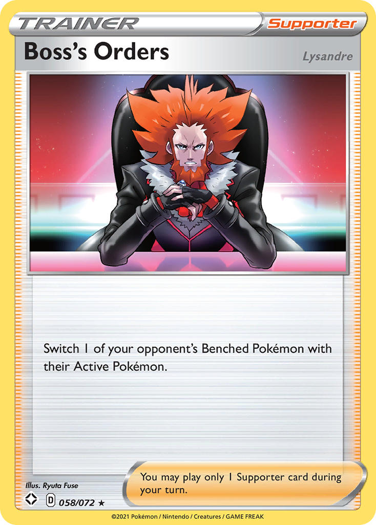 Boss's Orders [Lysandre] Pokémon card