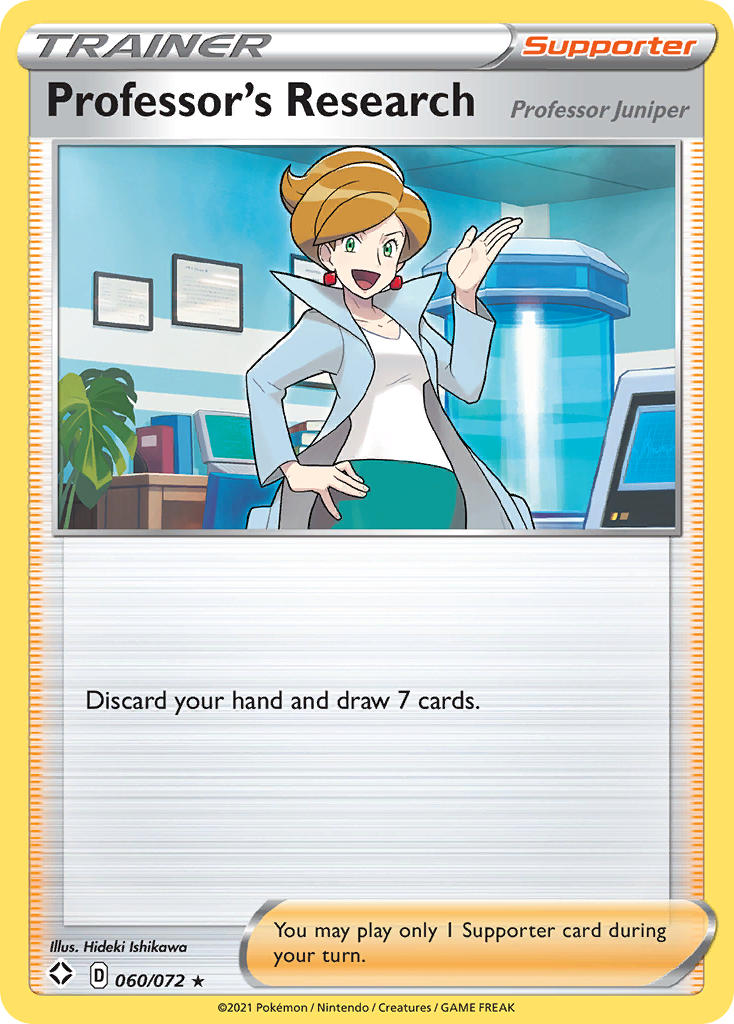 Professor's Research [Professor Juniper] Pokémon card