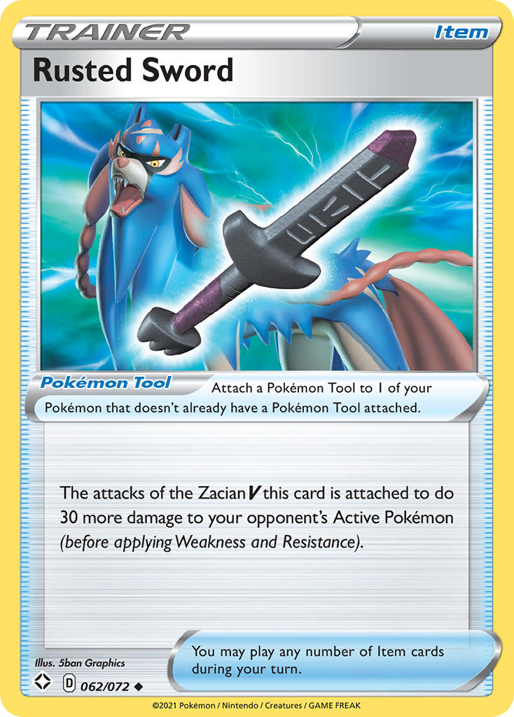 Rusted Sword Pokémon card