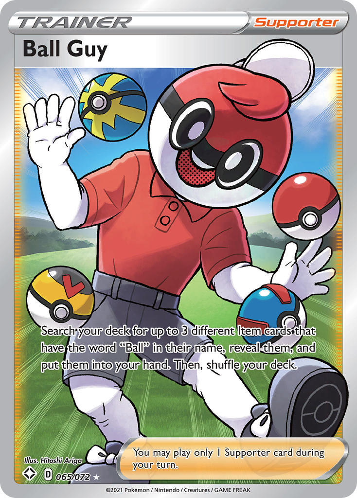 Ball Guy Pokémon card