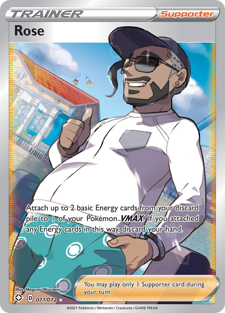 Rose Pokémon card