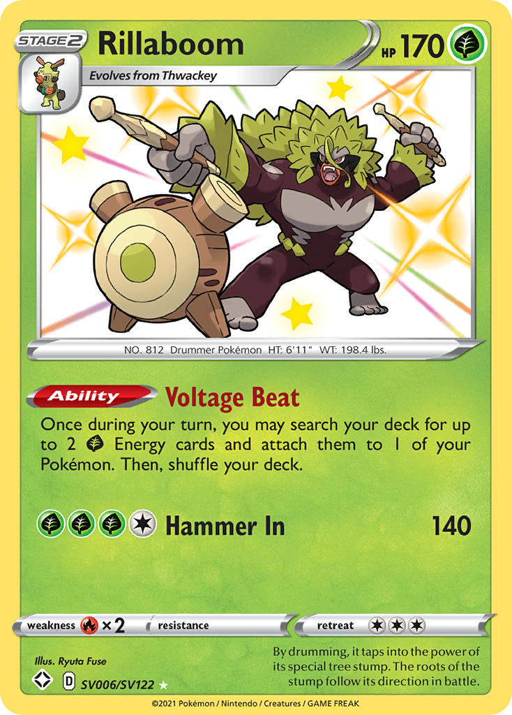 Rillaboom Pokémon card
