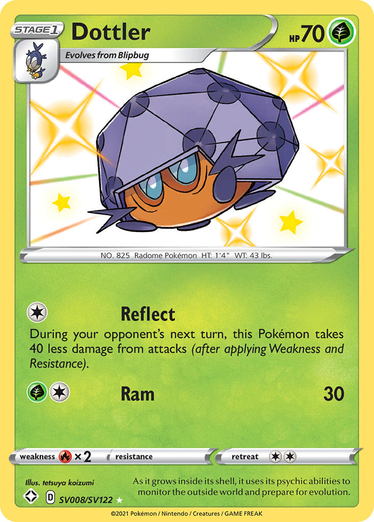 Dottler Pokémon card