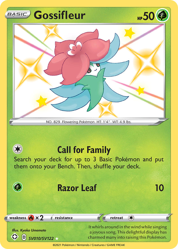Gossifleur Pokémon card