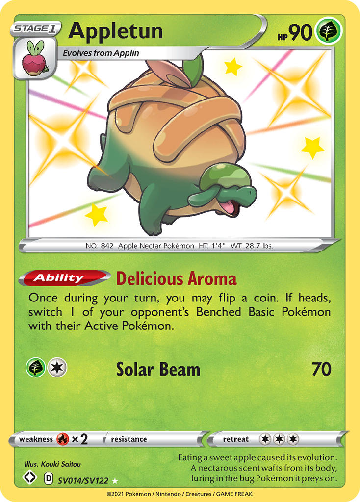 Appletun Pokémon card