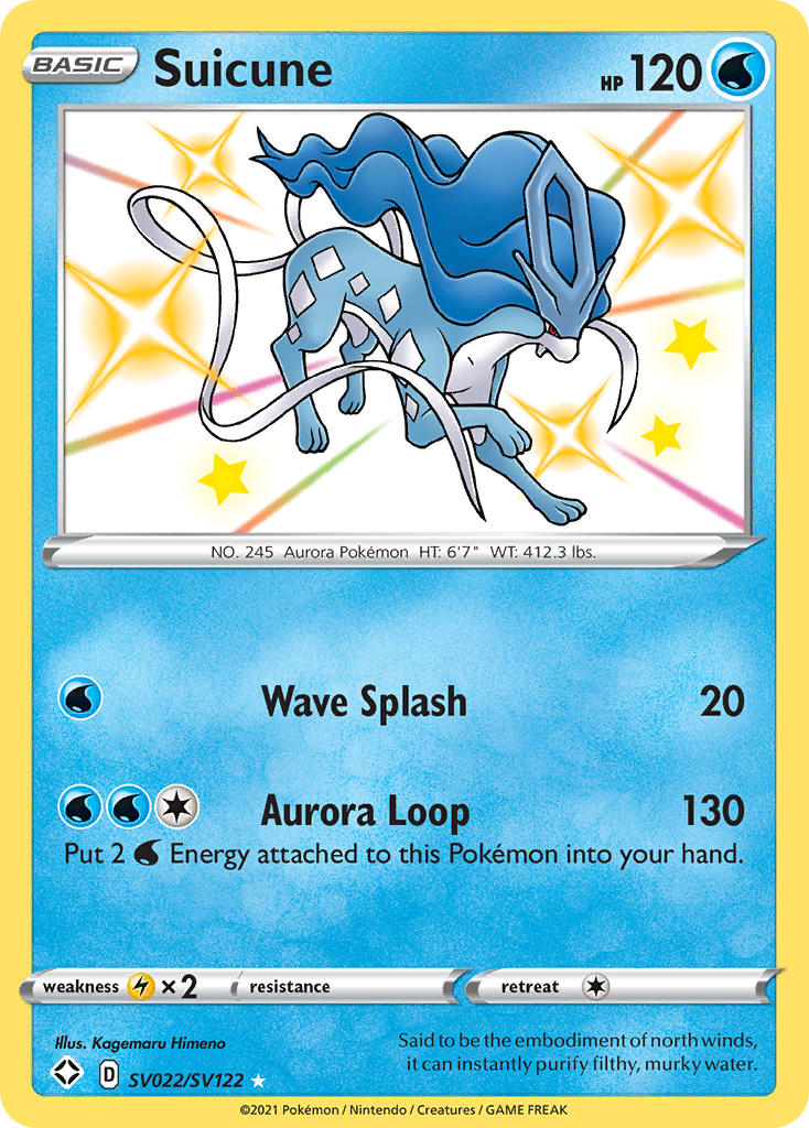 Suicune Pokémon card