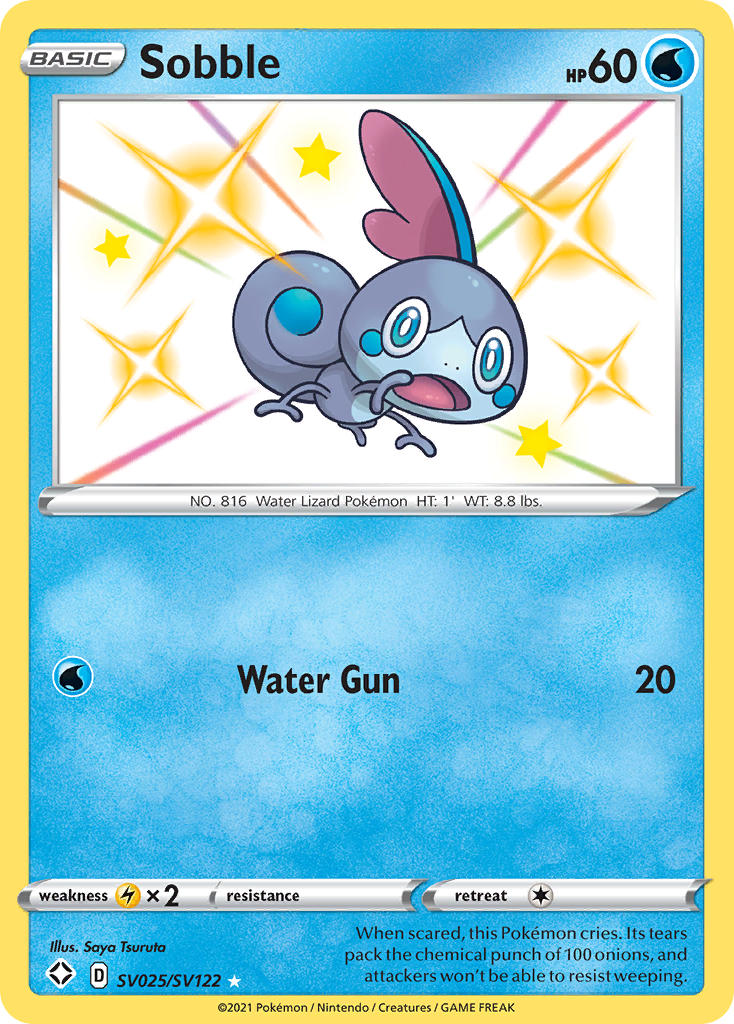 Sobble Pokémon card