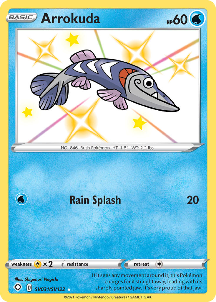 Arrokuda Pokémon card
