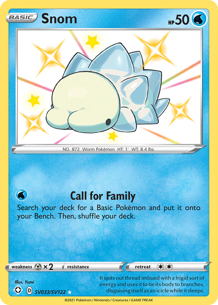 Snom Pokémon card