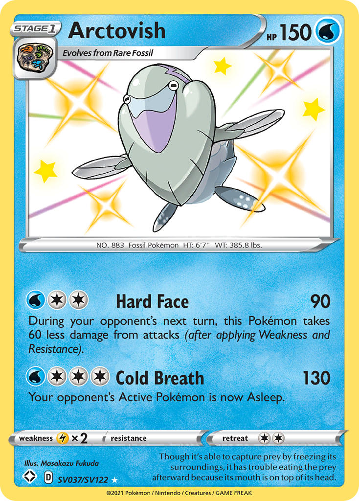 Arctovish Pokémon card