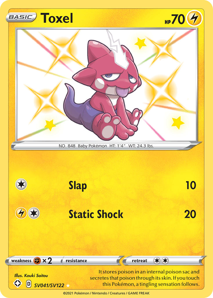 Toxel Pokémon card