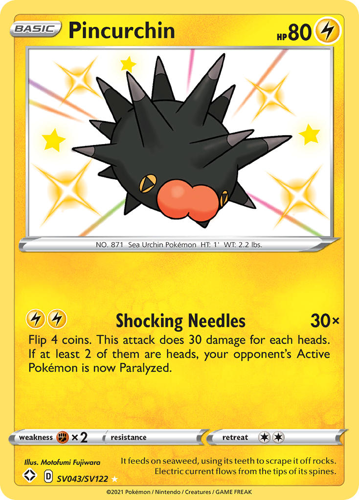 Pincurchin Pokémon card