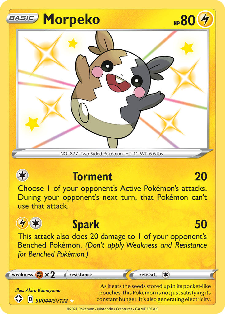 Morpeko Pokémon card