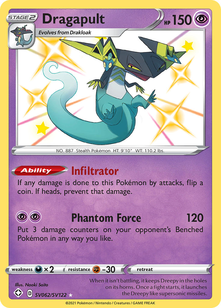 Dragapult Pokémon card