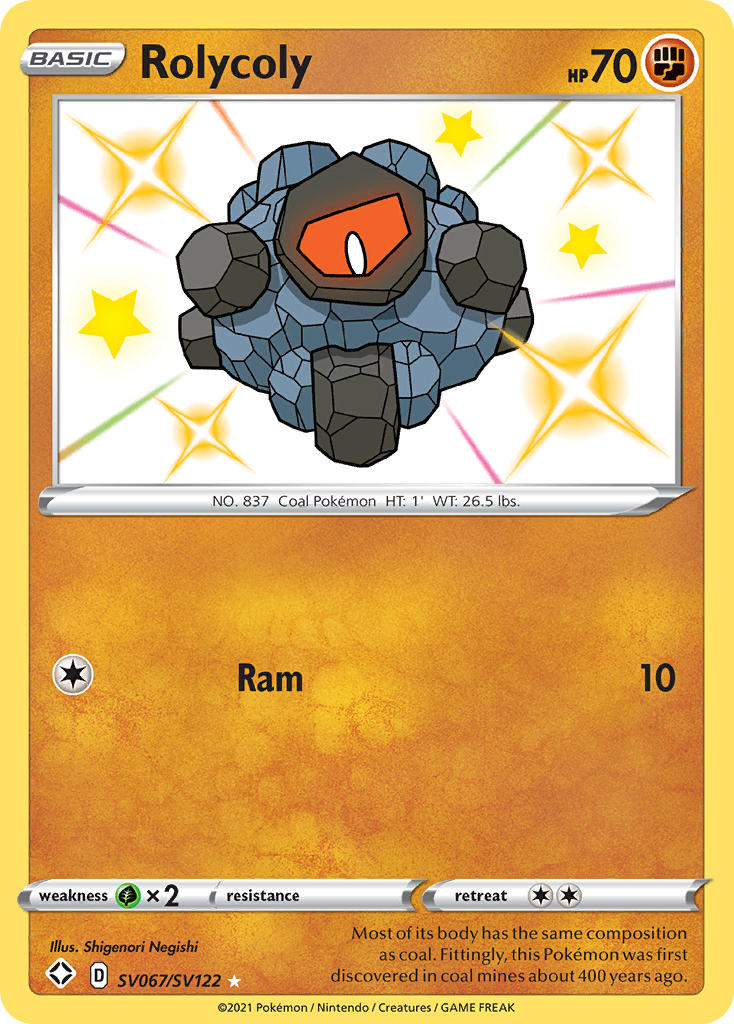Rolycoly Pokémon card