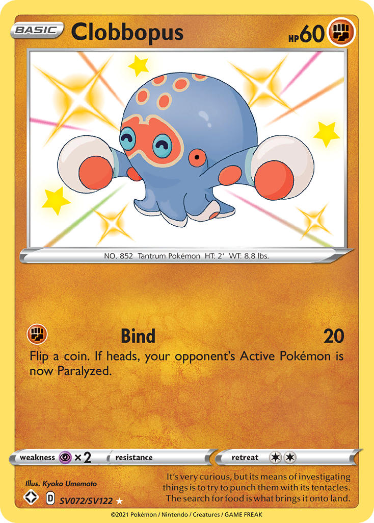 Clobbopus Pokémon card