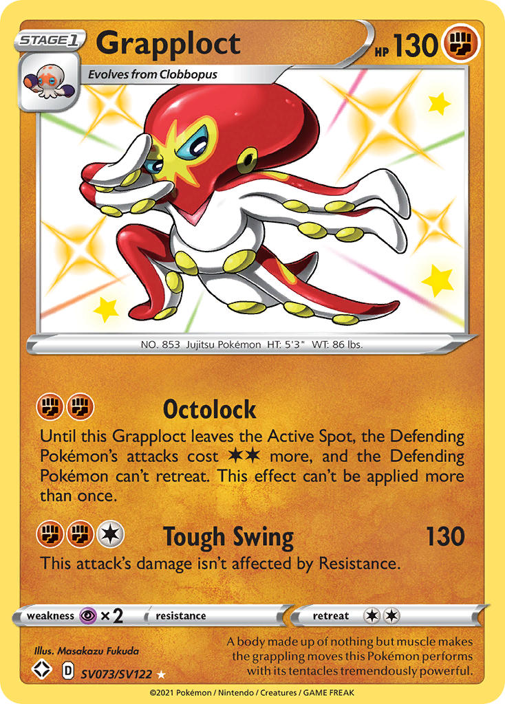 Grapploct Pokémon card