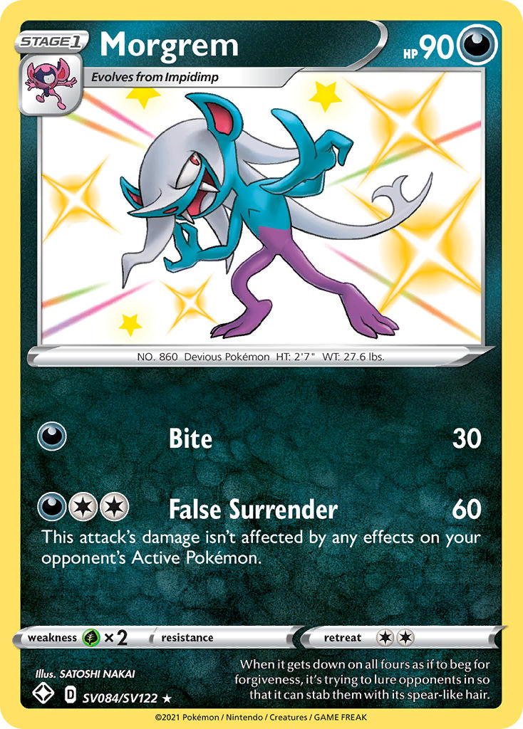 Morgrem Pokémon card