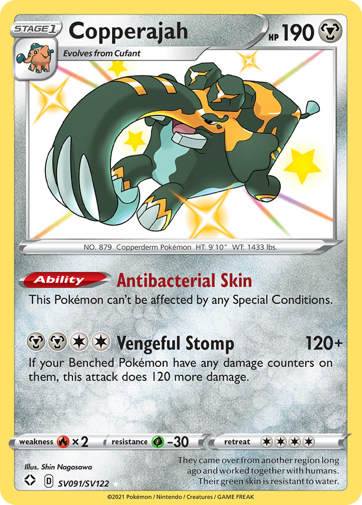 Copperajah Pokémon card