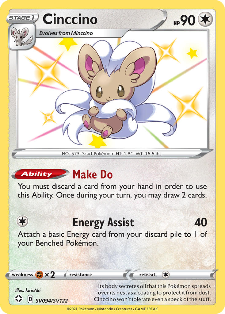 Cinccino Pokémon card