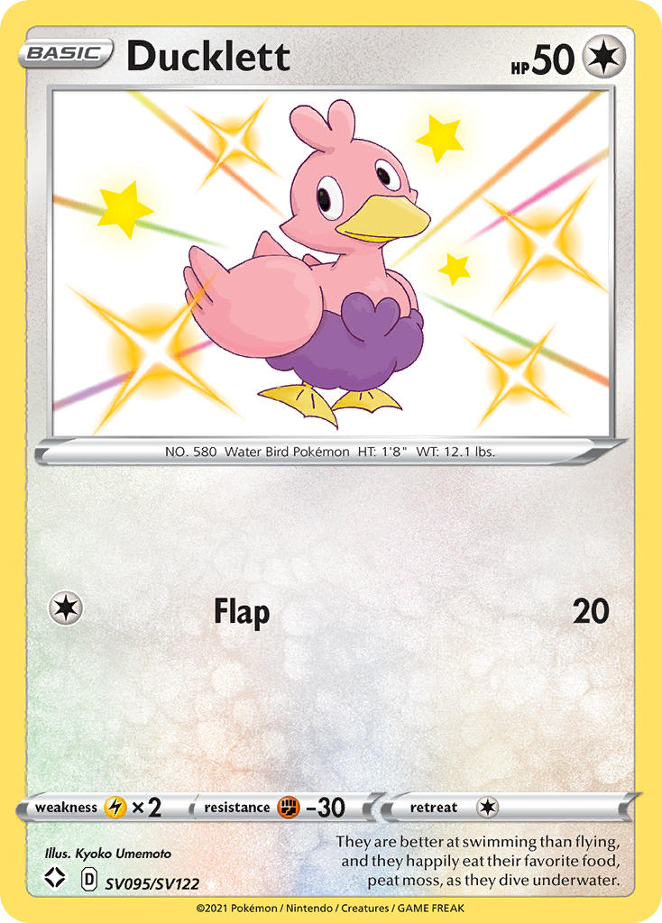 Ducklett Pokémon card