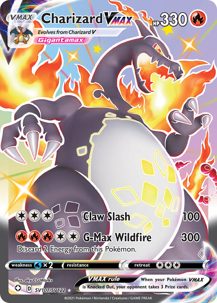 Charizard VMAX Pokémon card
