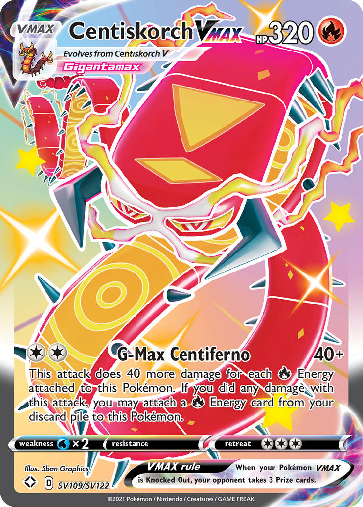 Centiskorch VMAX Pokémon card