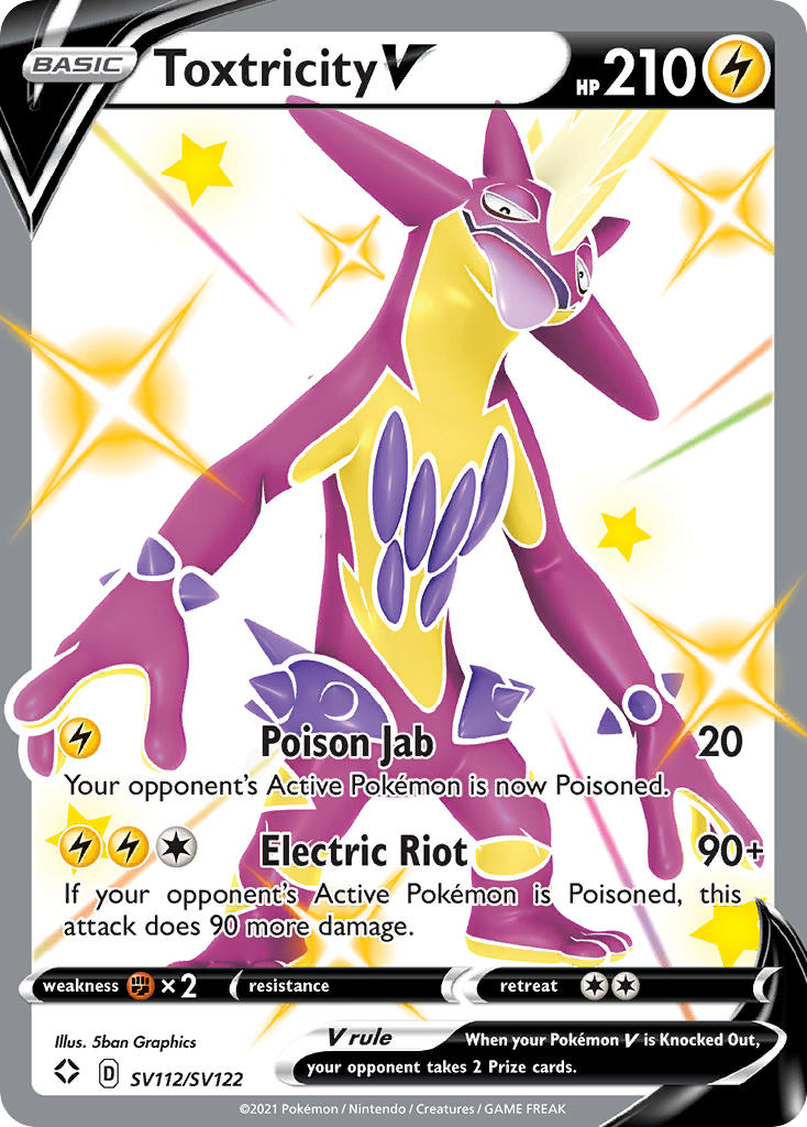 Toxtricity V Pokémon card