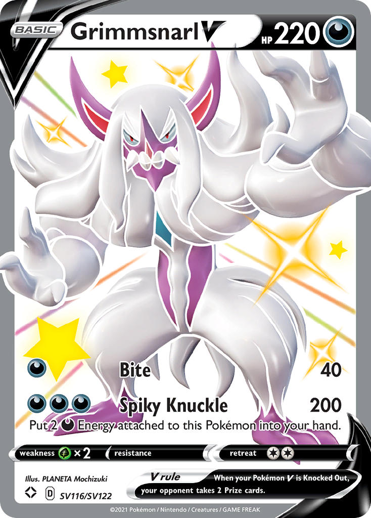 Grimmsnarl V Pokémon card