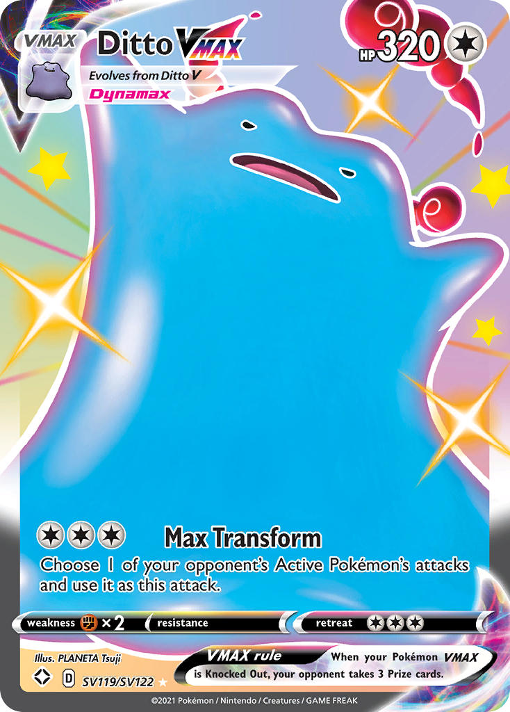 Ditto VMAX Pokémon card