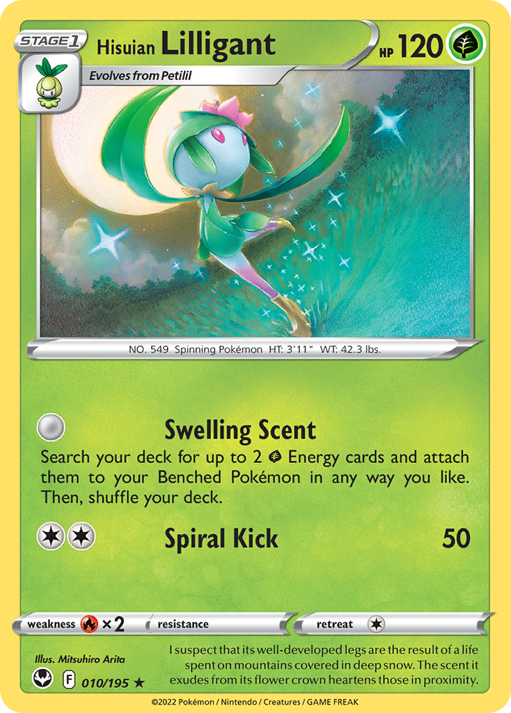 Hisuian Lilligant Pokémon card
