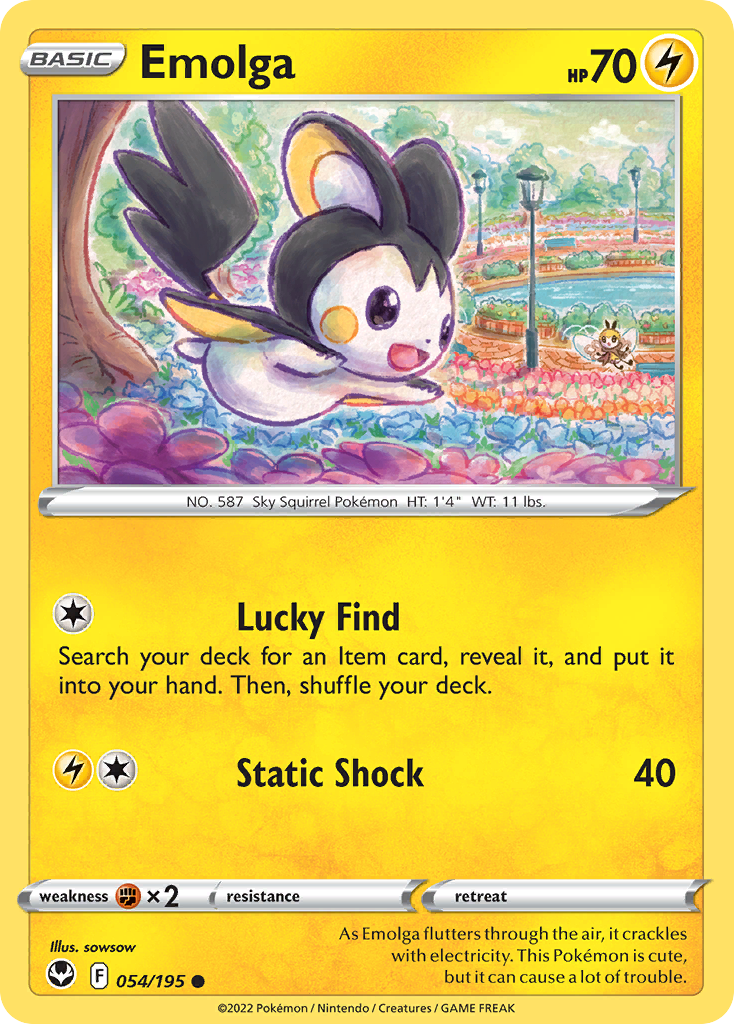 Emolga Pokémon card