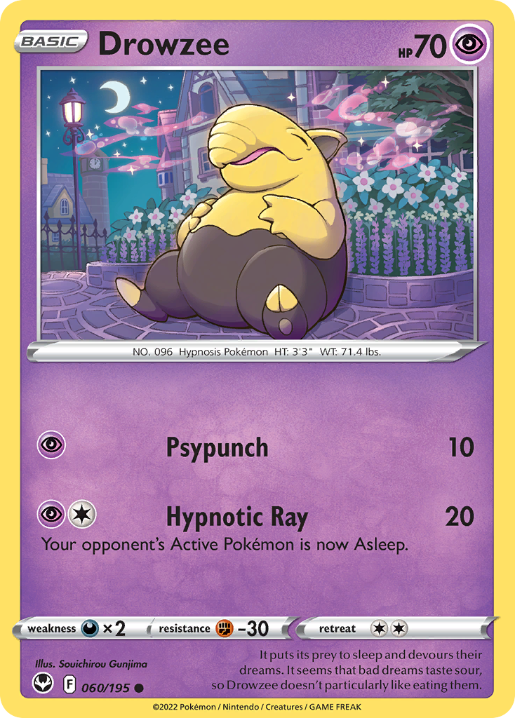 Drowzee Pokémon card