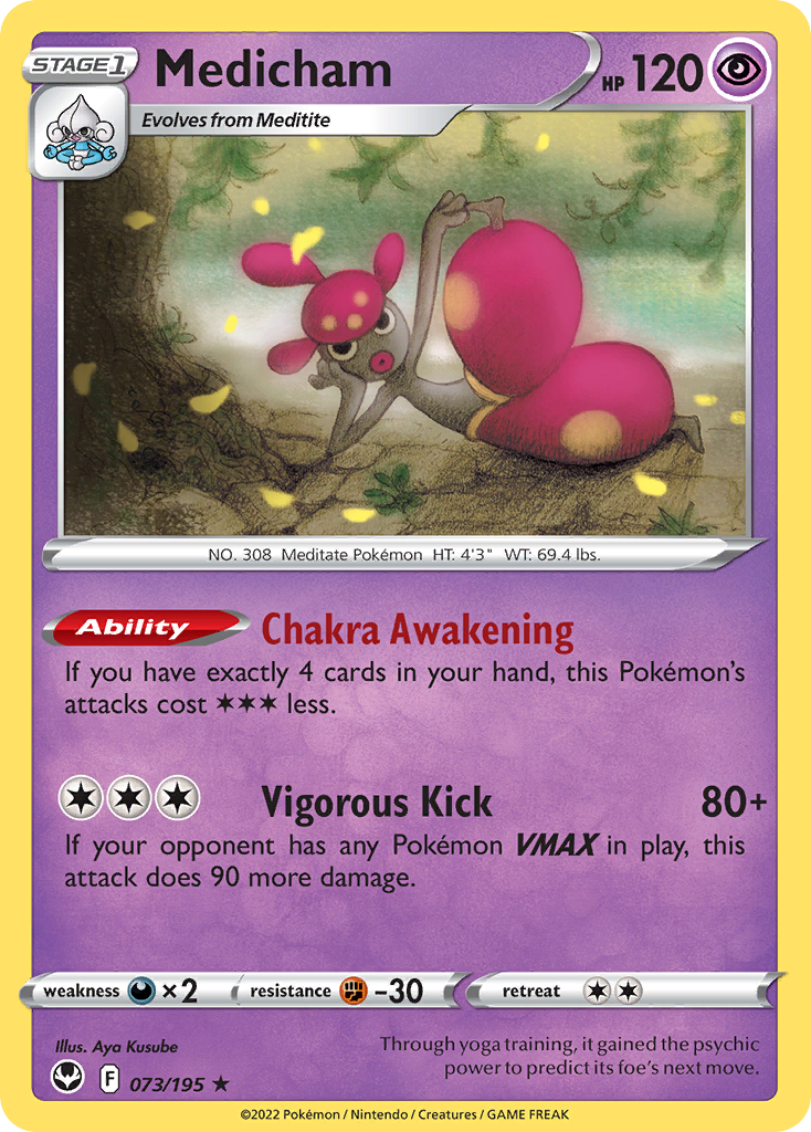 Medicham Pokémon card