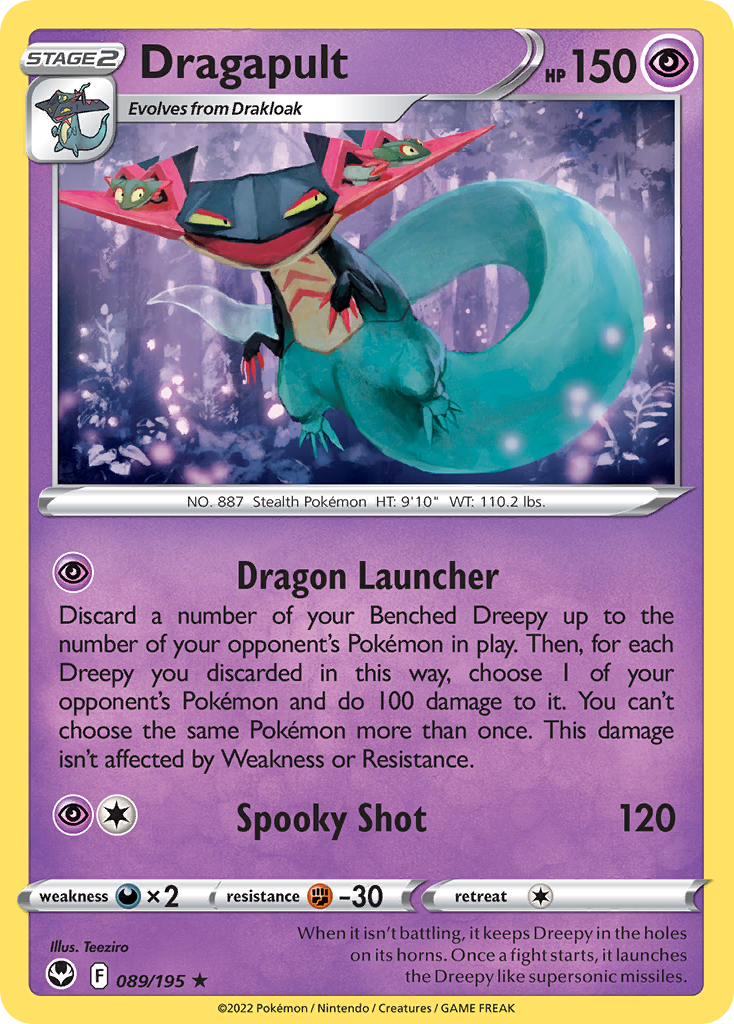 Dragapult Pokémon card