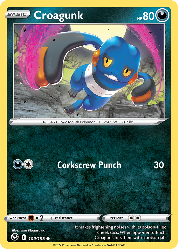 Croagunk Pokémon card