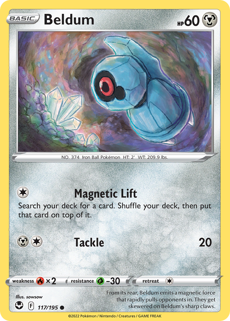 Beldum Pokémon card