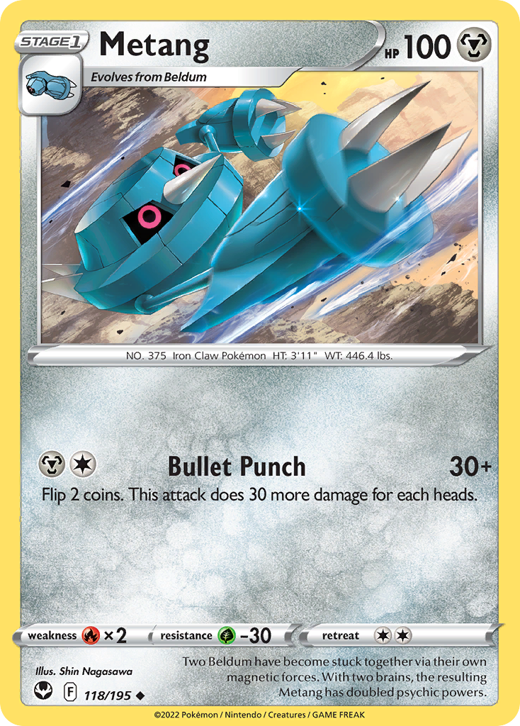 Metang Pokémon card
