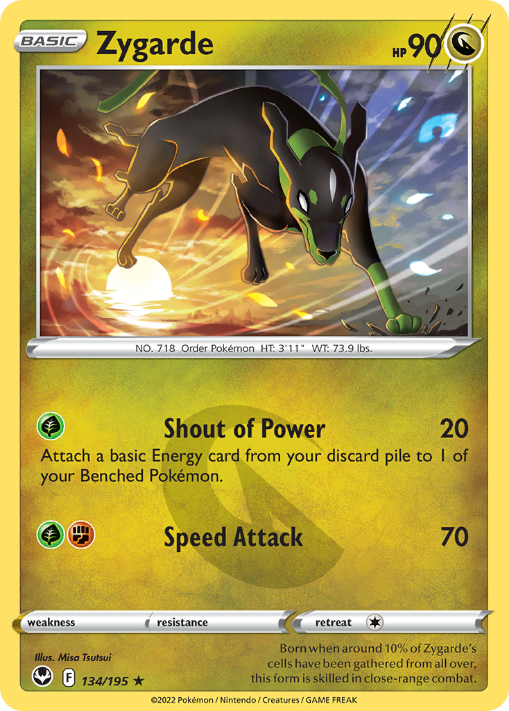 Zygarde Pokémon card