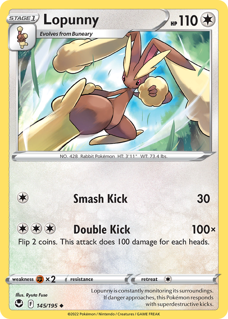 Lopunny Pokémon card