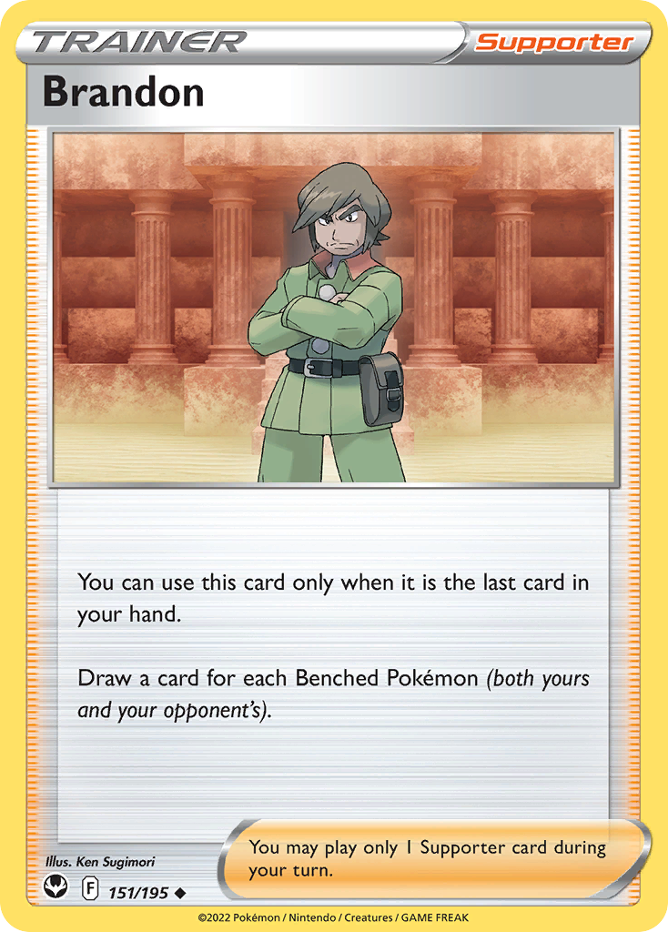 Brandon Pokémon card