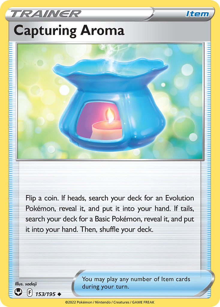 Capturing Aroma Pokémon card